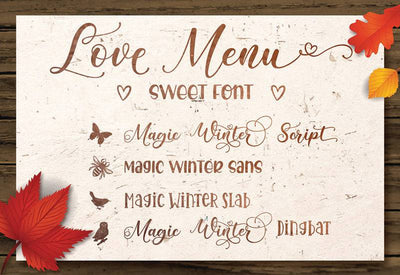 Magic Winter Font Trio By Almeera Studio - Artixty