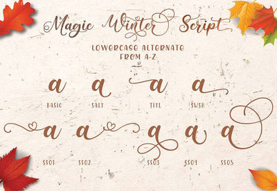 Magic Winter Font Trio By Almeera Studio - Artixty