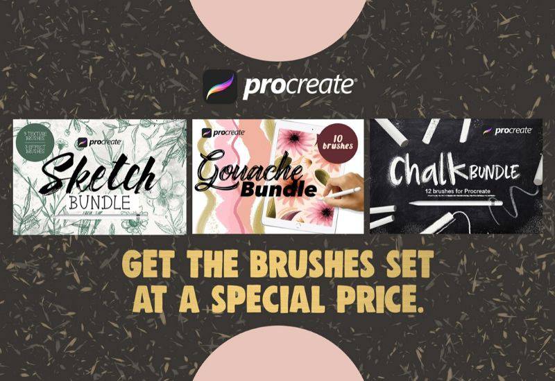 The Big Brush Bundle For Procreate | Artixty