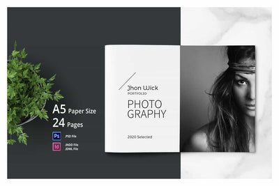 Photography Portfolio Template Bundle - Artixty