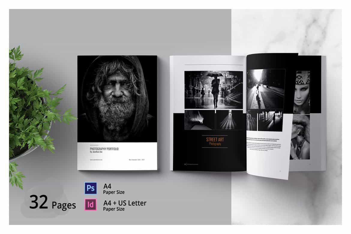 Photography Portfolio Template Bundle - Artixty