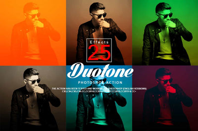 217+ Duotone Photoshop Actions Bundle - Artixty