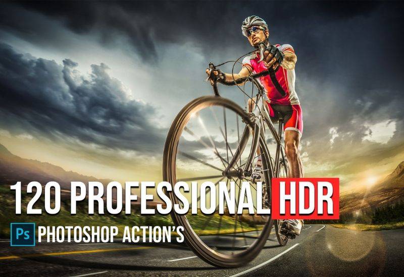 120 Pro HDR Photoshop Actions Bundle - Artixty