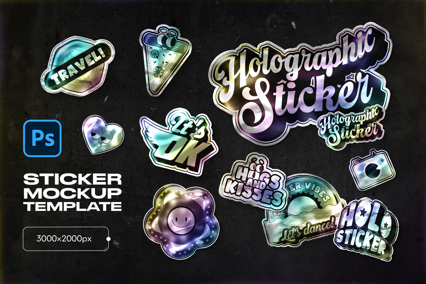 The Sticker Mockups Bundle