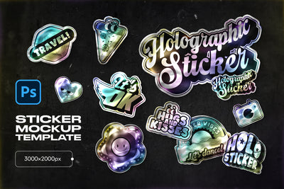 The Sticker Mockups Bundle