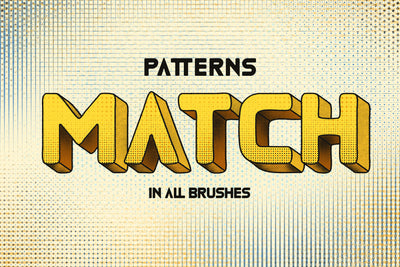 48 Halftone Photoshop Brushes Bundle