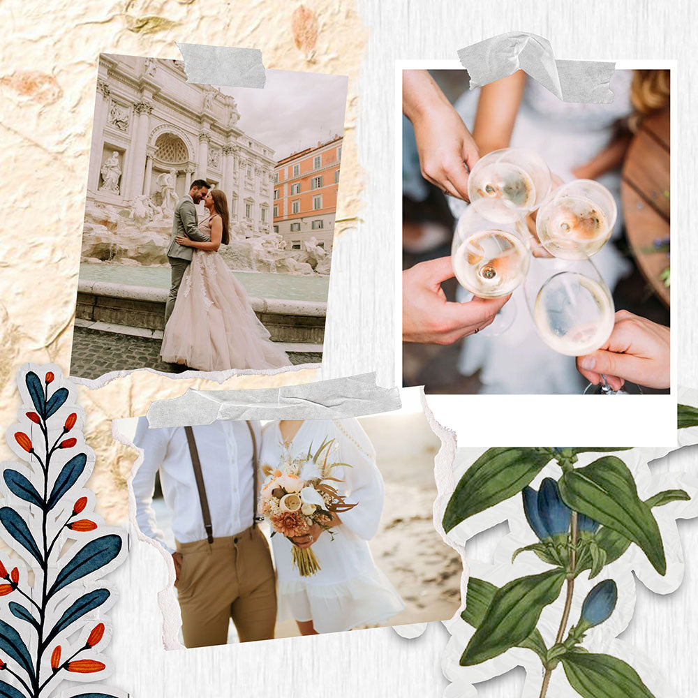 60 Wedding Edition Polaroid Photo Template Bundle - Artixty