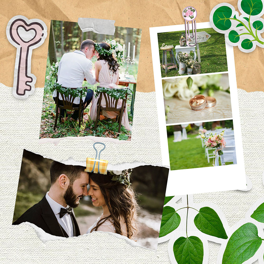 60 Wedding Edition Polaroid Photo Template Bundle - Artixty