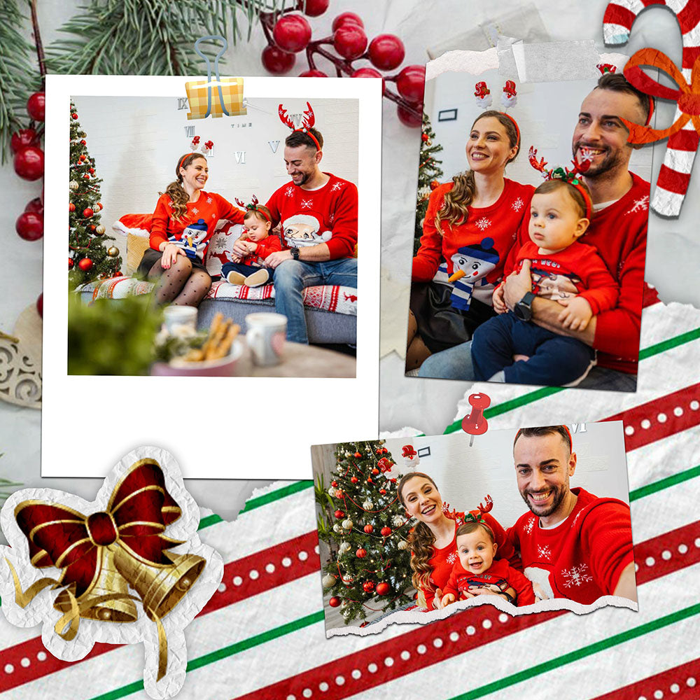 60 Christmas Polaroid Photo Template Bundle - Artixty