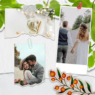 60 Wedding Edition Polaroid Photo Template Bundle - Artixty