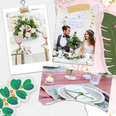 60 Wedding Edition Polaroid Photo Template Bundle - Artixty