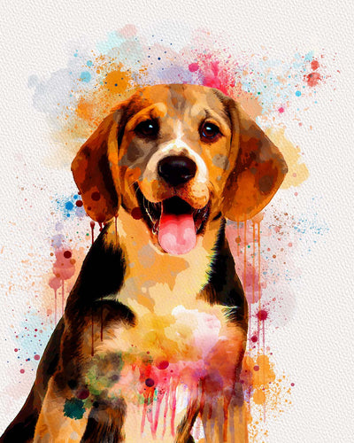 30 Portrait Watercolor Photo Effect Templates - Artixty