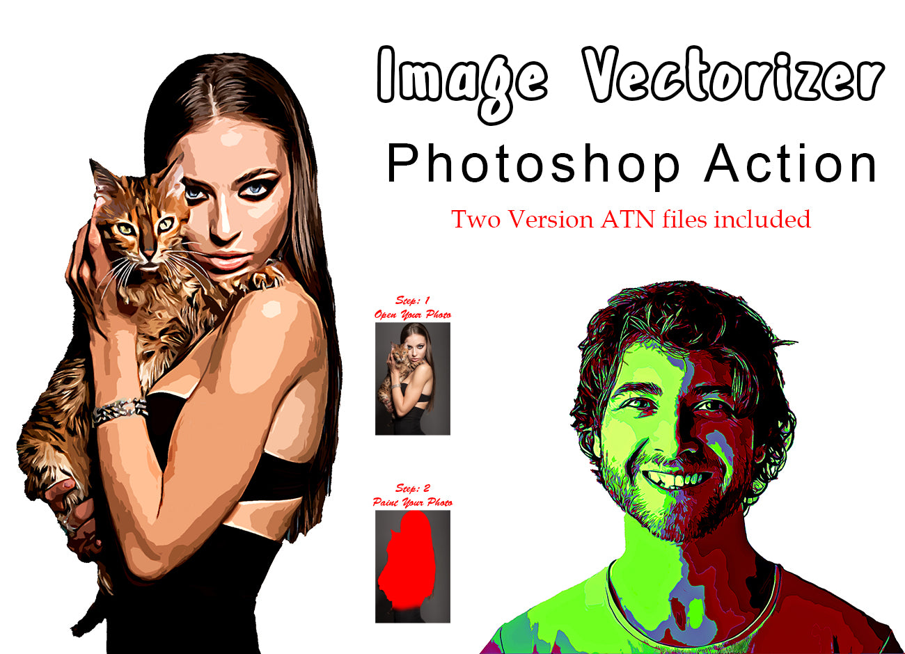 Supreme Effect Photoshop Actions Bundle - Artixty