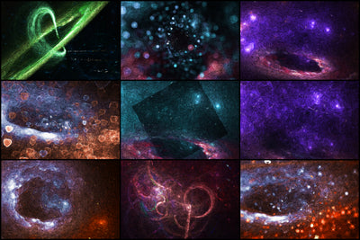 6000 Celestial Space Backgrounds & Textures Bundle-Graphics-Artixty