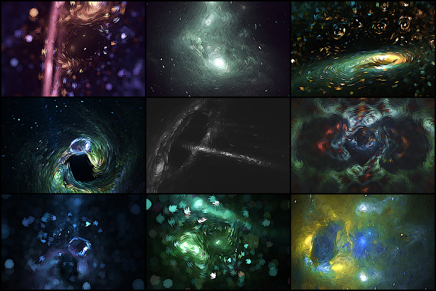 6000 Celestial Space Backgrounds & Textures Bundle-Graphics-Artixty