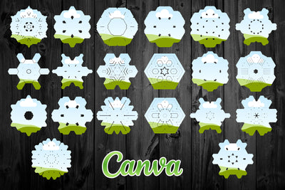 1450 Canva Frames Mega Bundle - Artixty