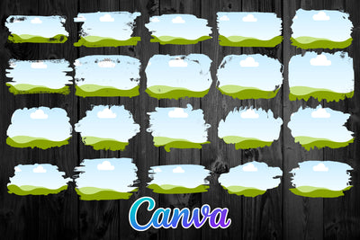 1450 Canva Frames Mega Bundle - Artixty