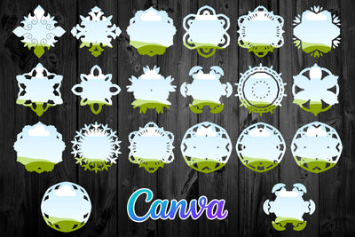 1450 Canva Frames Mega Bundle - Artixty