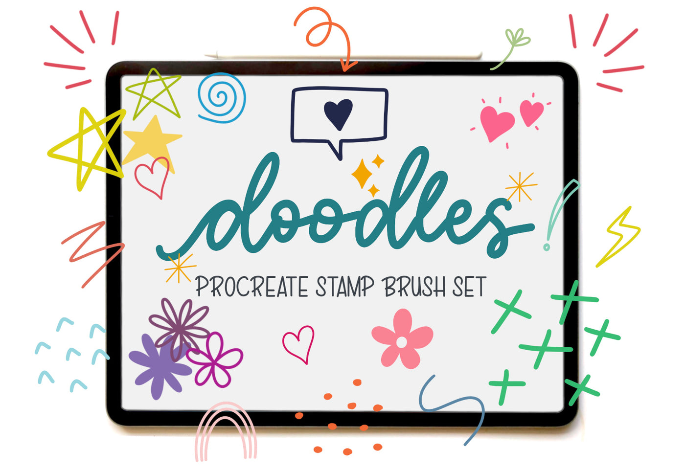 270+ Fancy Procreate Stamp Brushes Bundle-Add-Ons-Artixty