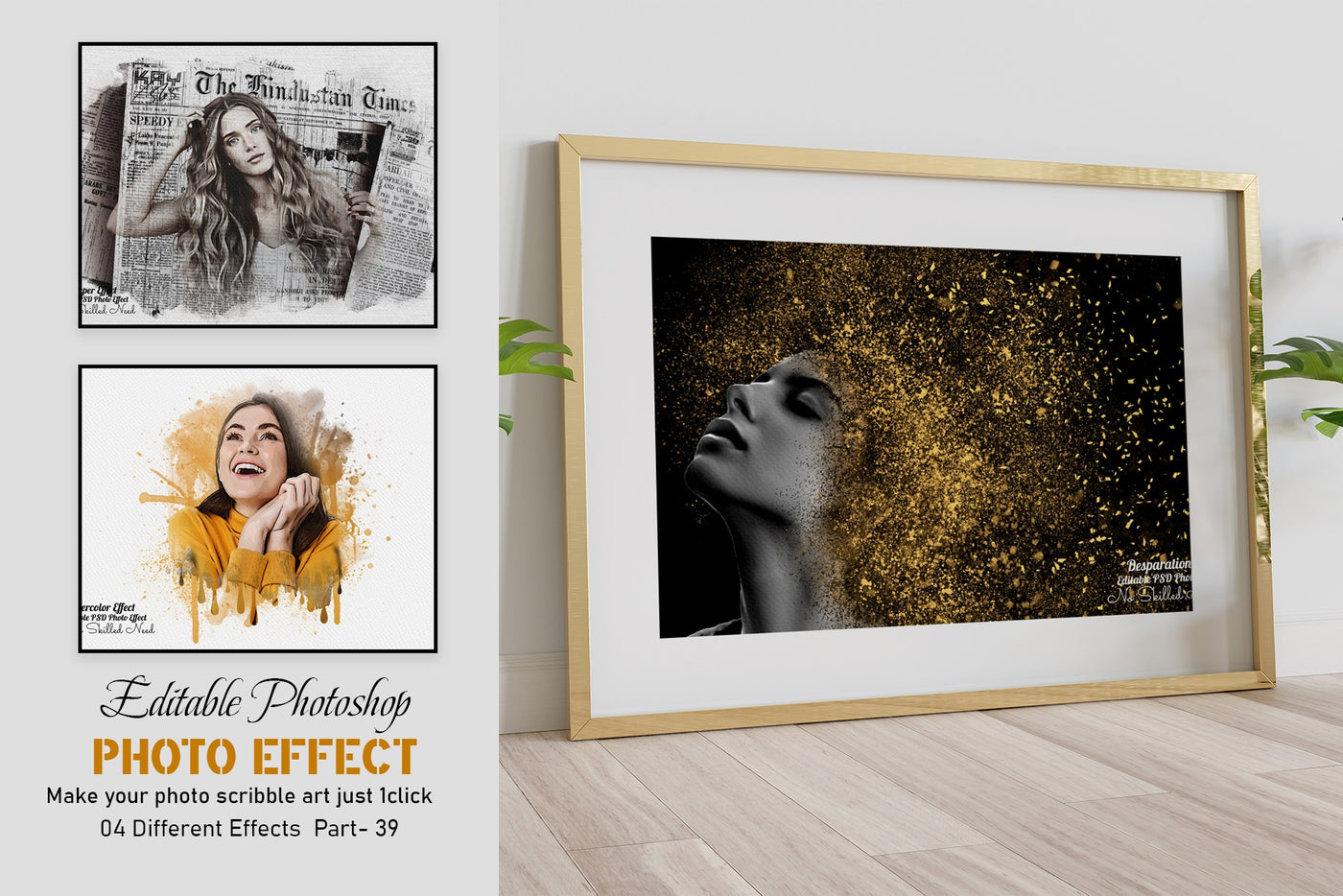 32 Dispersion Smoke Drawing Photo Effects Bundle - Artixty